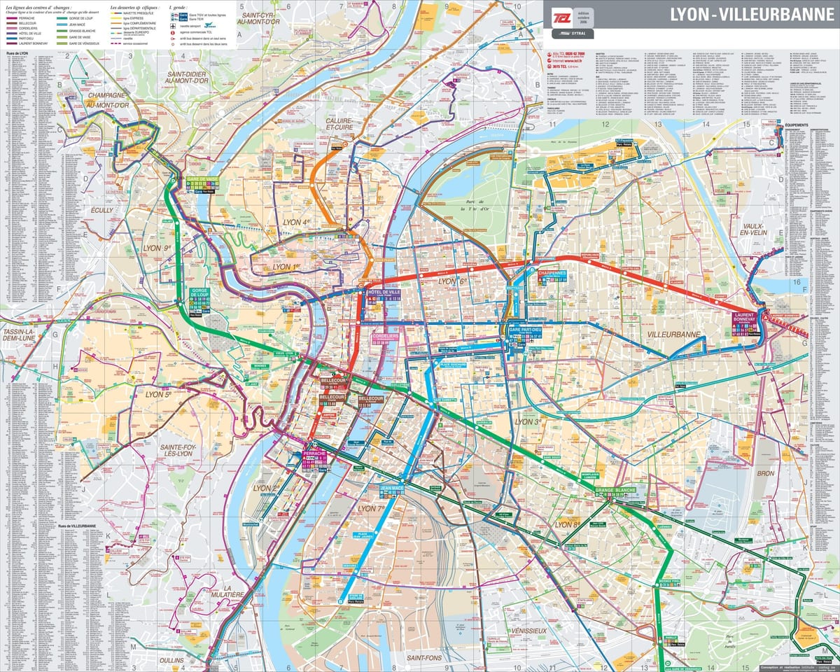 карта на Лион патот