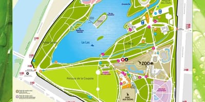 Карта на Лион градина