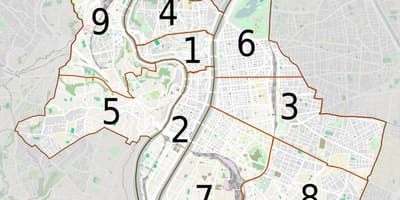 Карта на Лион соседството