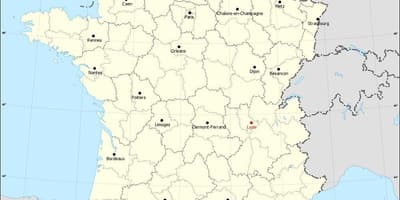 Каде е Lyons франција во мапа