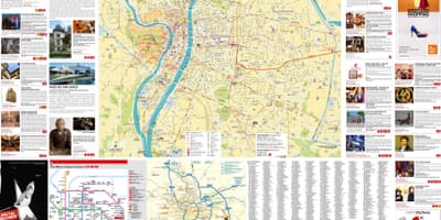 Лион мапа на градот